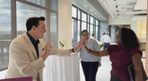 Corporate Mentalist at Sallie Mae Newark Delaware Adam Stone Magic Corporate Mentalist Adam Stone Performing Strolling Mentalism at the Sallie Mae Cocktail Reception in Newark Delaware